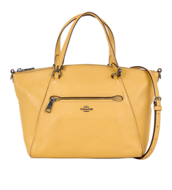 Tote, Leather, Yellow, 79997, S, 2*